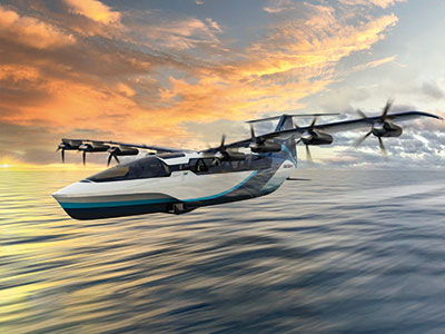 En couverture : Durant toutes les phases d’élaboration d’un produit, de sa modélisation à sa livraison, les entreprises microtechniques cherchent de nouveaux moyens technologiques pour pouvoir répondre aux défis toujours plus ardus qu’affronte l’industrie aérospatiale. Ici le planeur de mer REGENT, un véhicule à grande vitesse et zéro émission qui fonctionne exclusivement sur l'eau. Il réduira considérablement le temps et le coût du déplacement des personnes et des marchandises entre les villes côtières.