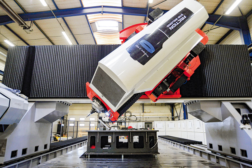 TRA-C Industrie marie des compétences R&D à la capacité à livrer des cellules clés-en-main FSW. L’entreprise assure également la production de sous-ensembles FSW. Source : TRA-C Industrie