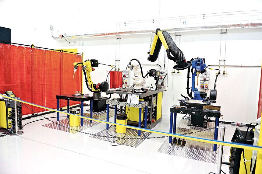 Installation cobotique de soudage Source : Esab