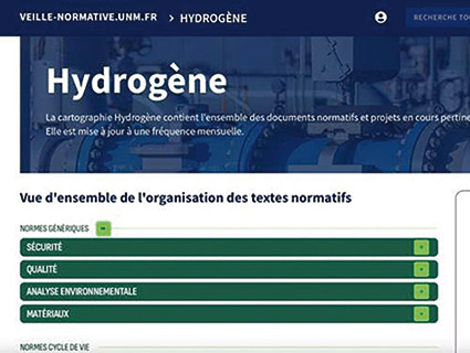 Cette plateforme en constante évolution offre une vue d'ensemble claire et structurée des normes existantes et des projets en cours d’élaboration. Source : Cetim